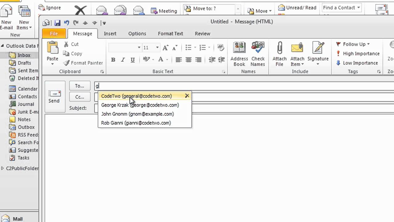 Steps For Transferring Your Saved Email IDs In Outlook From One System 